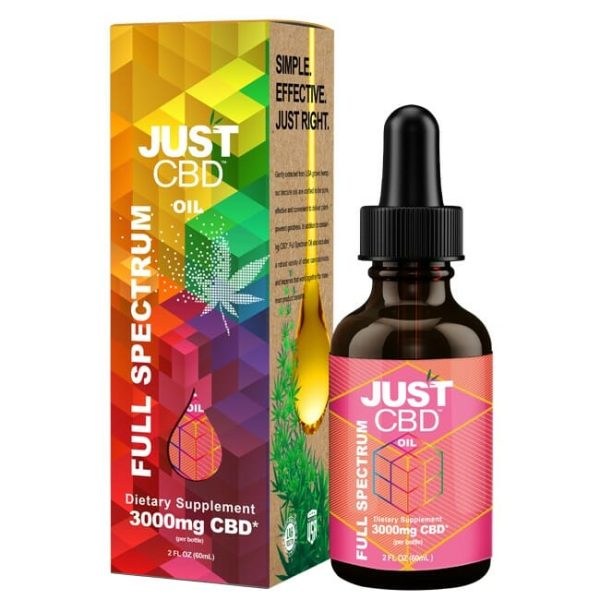 JustCBD - Full Spectrum CBD Tincture - 550mg-5000mg