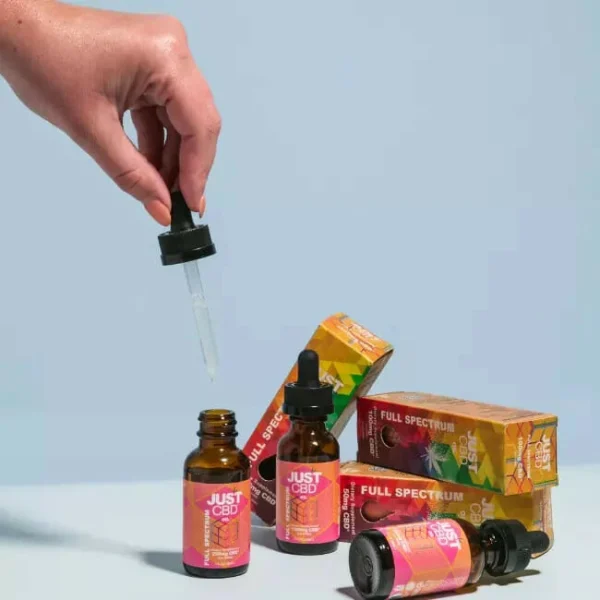 JustCBD - Full Spectrum CBD Tincture - 550mg-5000mg - Image 2