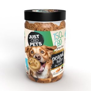 JustCBD Pets - 150mg CBD Crunchy Dog Treats - 3 Flavors!