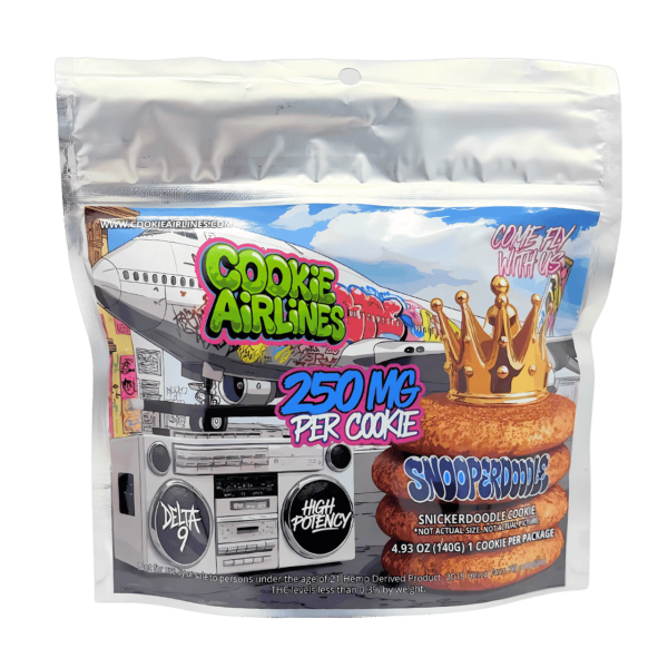 Cookie Airlines - 100mg-250mg THC Cookie Edible – Snooperdoodle