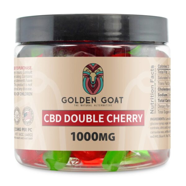 CBD Gummies 1000MG - Double Cherry