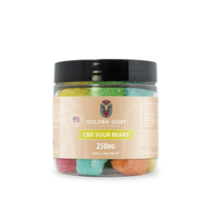 CBD Gummies 250MG Sour Bears Organic, THC-Free