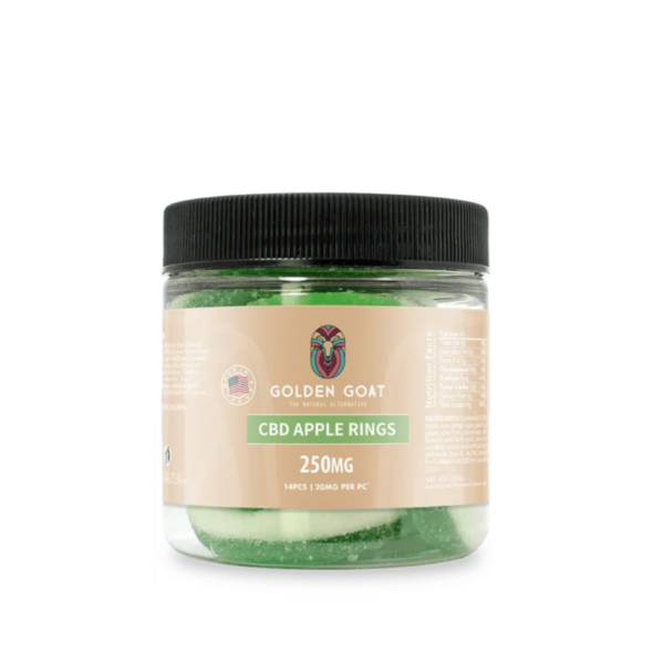 CBD Gummies 250MG – Apple Rings | Relaxing CBD Edibles for Wellness