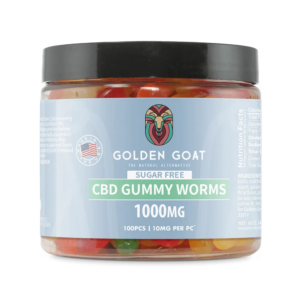 CBD Sugar Free Gummies 1000MG - Clear Worms