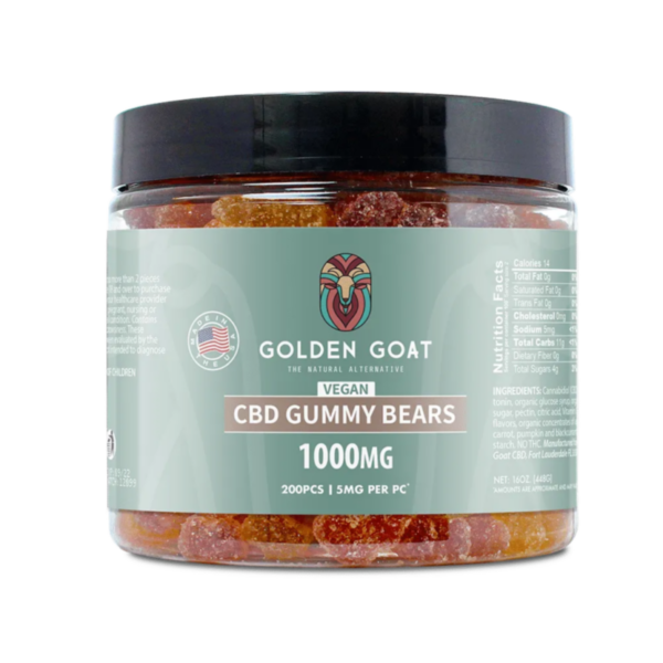 Clear Bears CBD Vegan 1000mg Gummies | Ethical THC-Free CBD Edibles