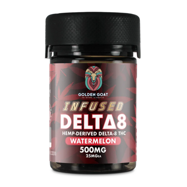 Infused Delta-8 500mg Gummies | Watermelon, 20ct