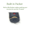 Hemp Wick Lighter Case - Fits Standard Lighters - Easy to Use Hemp Feeder for Slower & More Natural Flame - Hexagon Pattern - Image 5