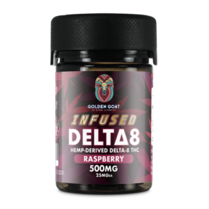 Raspberry Infused Delta-8 Gummies Raspberry Flavor, 20ct