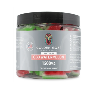 Watermelon Platinum CBD 1500mg Gummies | THC-Free CBD Edibles for Wellness