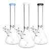 Classic Glass Beaker Light Water Pipe | 14mm F | Colors Vary - Image 13