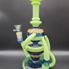 11" Hollowfoot Horn Recycler Water Pipe Dab Rig - Image 2