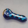 4" Multicolor Wig Wag Spoon Pipes w/ 7 Hole Screen - Image 4