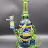 11" Hollowfoot Horn Recycler Water Pipe Dab Rig - Image 5
