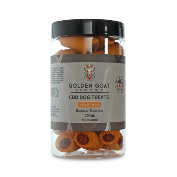 Golden Goat - 200mg CBD Dog Treats for Relaxation and Stress