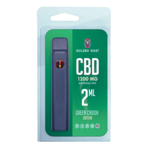 Golden Goat Green Crush (Sativa) – 1200mg CBD Disposable