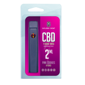 Pink Cookies Hybrid Golden Goat 1200mg CBD Disposable Relief