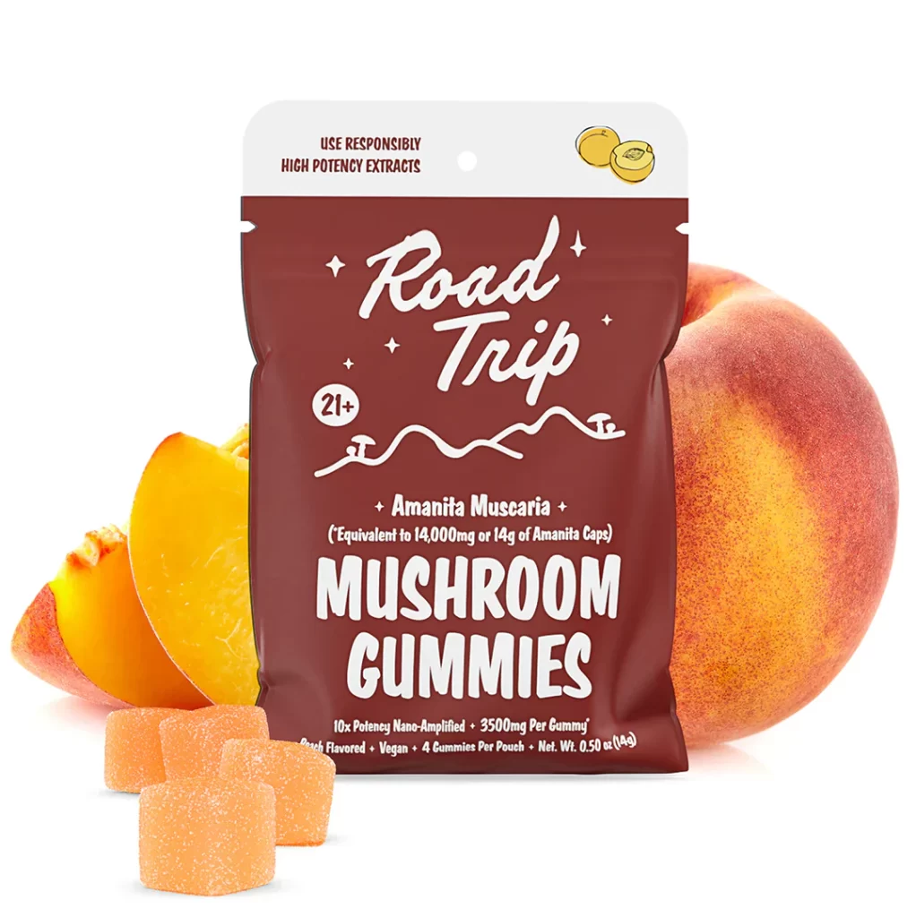 trippy amanita mushroom gummies