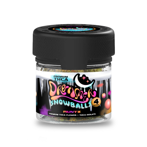Dreamer - Snowball THC-A Flower - 4 Gram Jar - 3 Strains! - Image 3