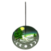 Lone Wolf Polyresin Round Incense Burner - 4.8" - Image 10
