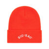 Zig Zag Embroidered Logo Beanie Cap - Image 2