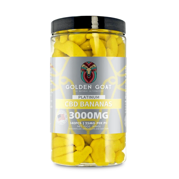 Platinum CBD Gummies 3000mg - Banana - Image 2