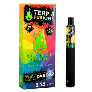 Wild in the Streets 2.25g THCA + D8 Live Resin Disposable Dab Bar | Terp 8