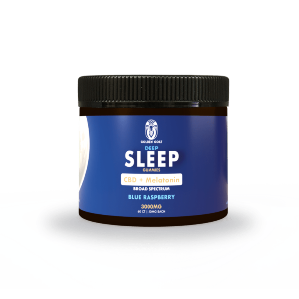 Deep Sleep CBD & Melatonin Infused Gummies - Blue Raspberry 3000MG