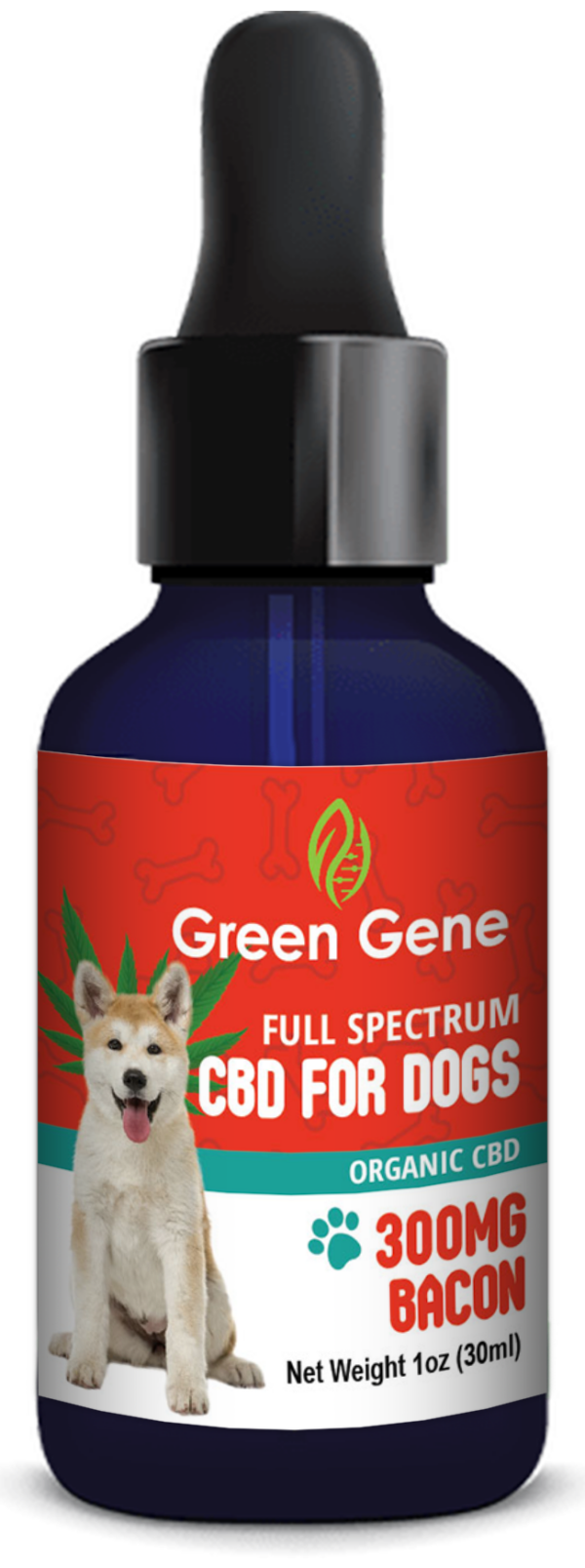 Full Spectrum CBD Oil for Dogs Bacon Flavor for Canine Happiness (300MG-600MG)