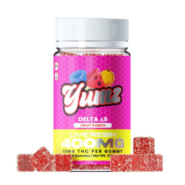 THC Gummies - Delta 9 THC - YUMZ LAB - Fruit Punch