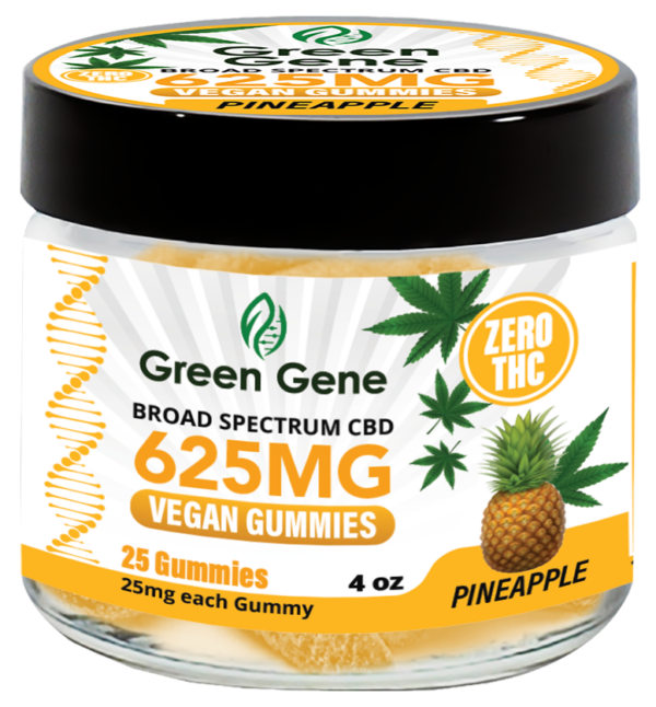 Green Genie CBD Vegan Pectin Infused Gummies w/ B12 Vitamins - Image 10