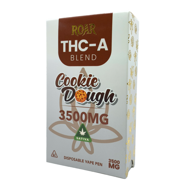 Roar THC-A Blend Disposable Vape 3500MG - Cookie Dough (Sativa) - Image 4