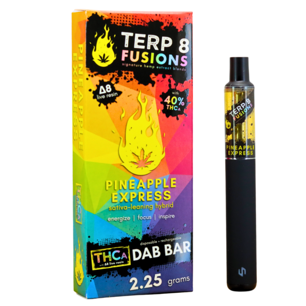 Pineapple Express 2.25g THCA + D8 Live Resin Disposable Dab Bar | Terp 8