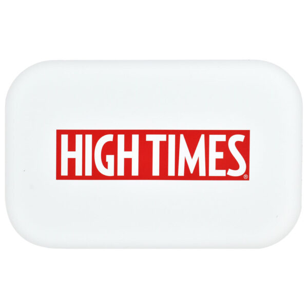 High Times Metal Rolling Tray w/ Lid - 11"x7" / High Times White - Image 6