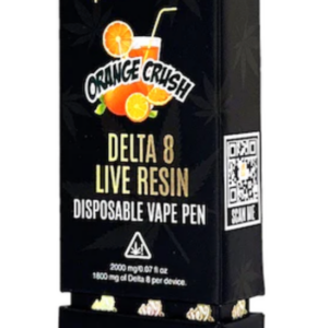 Butter OG Delta 8 Live Resin Disposable Vape 2G - Orange Crush (Sativa)