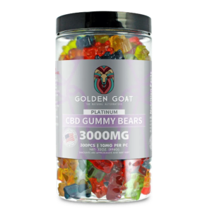 Platinum CBD Gummies 3000mg - Clear Bears