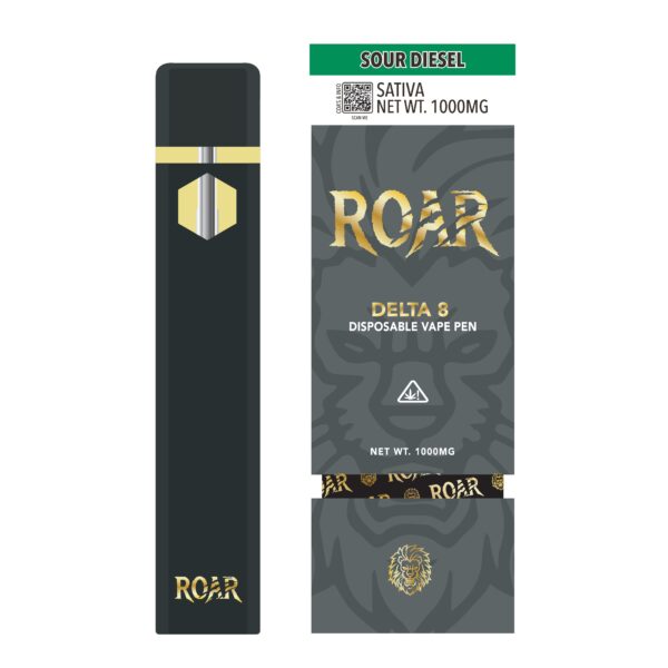 Roar 1ML THC-P + D8 1000MG - Sour Diesel