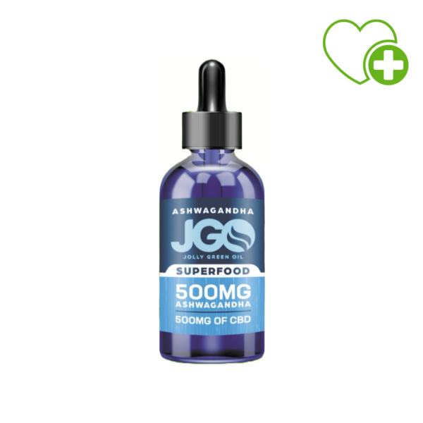 JGO CBD:Ashwagandha Tincture, 500:500 mg - Image 2