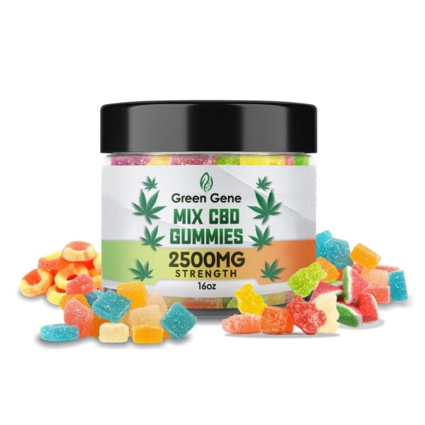 Green Gene High Potency CBD Mix Gummies 625MG - 5000MG - Image 6