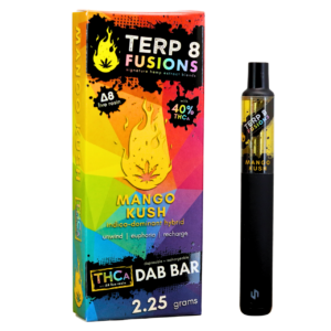 Mango Kush 2.25g THCA + D8 Live Resin Disposable Dab Bar | Terp 8