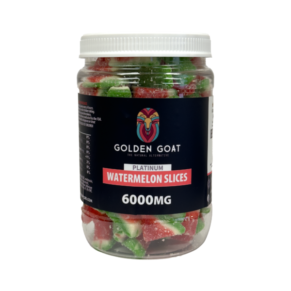 CBD Platinum Gummies - Watermelon Slices 6000MG - Image 2