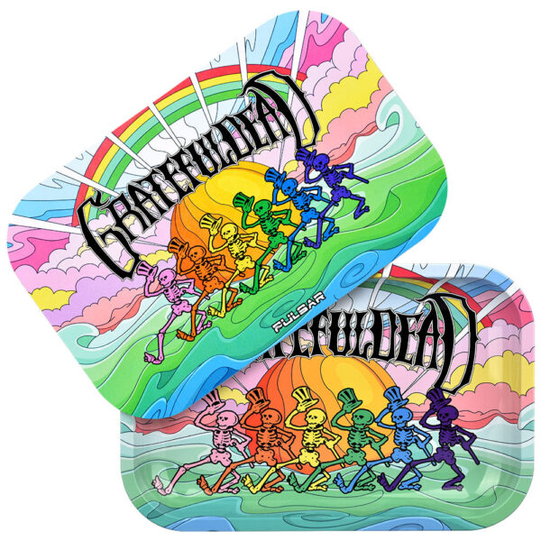 Grateful Dead x Pulsar Rolling Tray Kit | 11"x7" | Under the Rainbow - Image 2