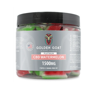 Golden Goat CBD Gummies 1500MG Watermelon Slices