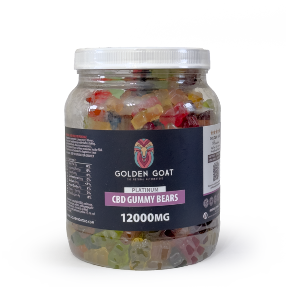 CBD Platinum Gummies - Clear Bears 12000MG - Image 3