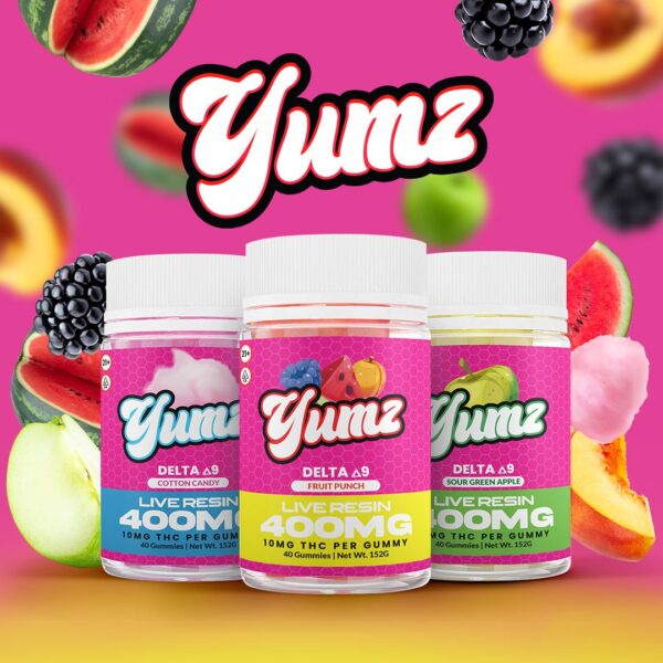 YUMZ ( DELTA 9 THC GUMMIES ) 400mg ( BUNDLE ) - Image 2