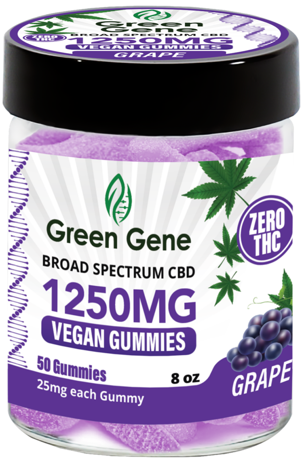Green Genie CBD Vegan Pectin Infused Gummies w/ B12 Vitamins - Image 24