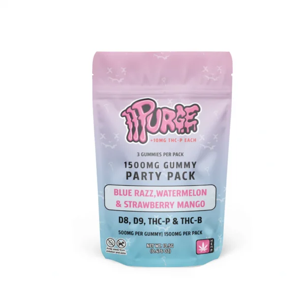Purge - 1500mg 3ct Party Pack Gummies