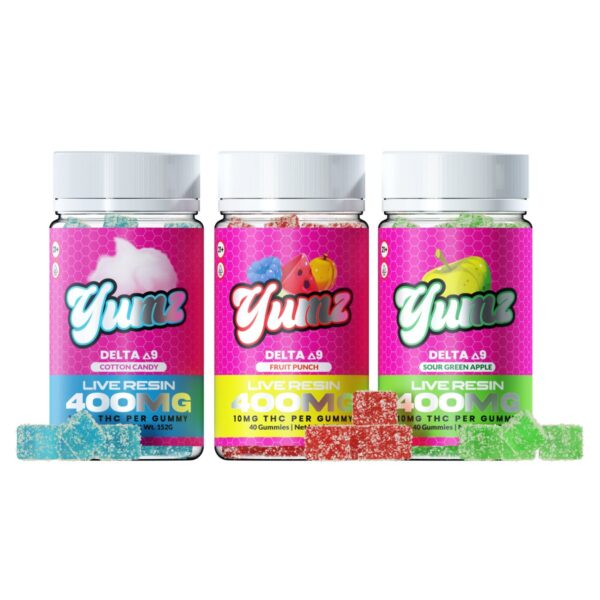 YUMZ ( DELTA 9 THC GUMMIES ) 400mg ( BUNDLE )