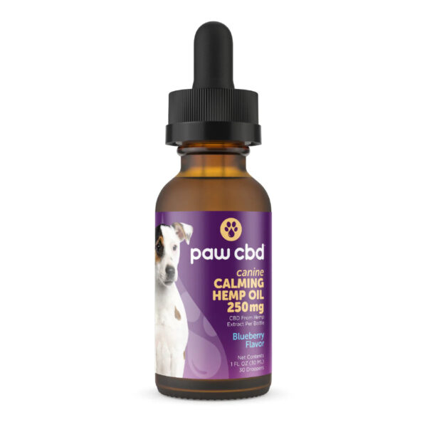 Paw CBD Calming Dog Tincture Blueberry w Melatonin - 250MG - Image 3