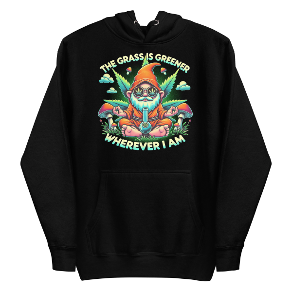"The Grass Is Greener Wherever I Am" Remedy Center Hoodie