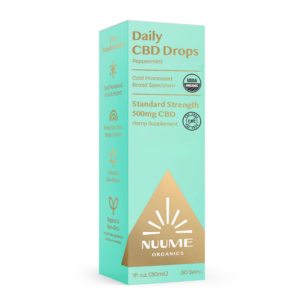 Organic CBD THC-Free Peppermint Drops 500mg - Broad Spectrum